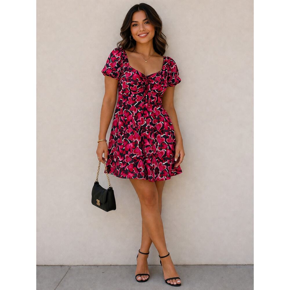 Madden NYC Heart Dress Size M